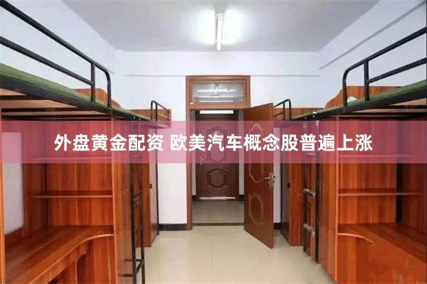 外盘黄金配资 欧美汽车概念股普遍上涨